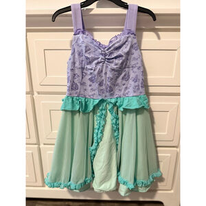 Girls Disney Princess Ariel Dress Size 5